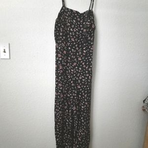 Little pink flower jumpsuit